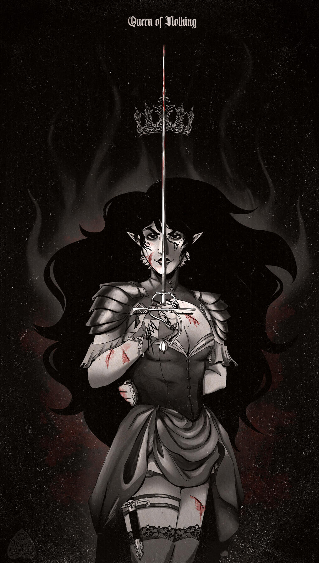 Queen of Nothing, Clip Studio Paint, 2026