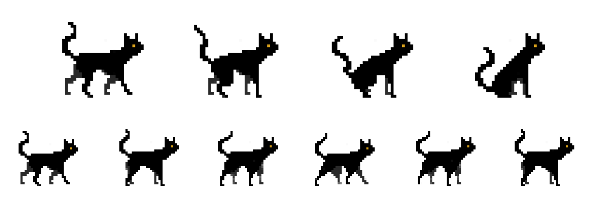 Protagonist Walking Cycle, School Project, Marmoset Hexels, 2020