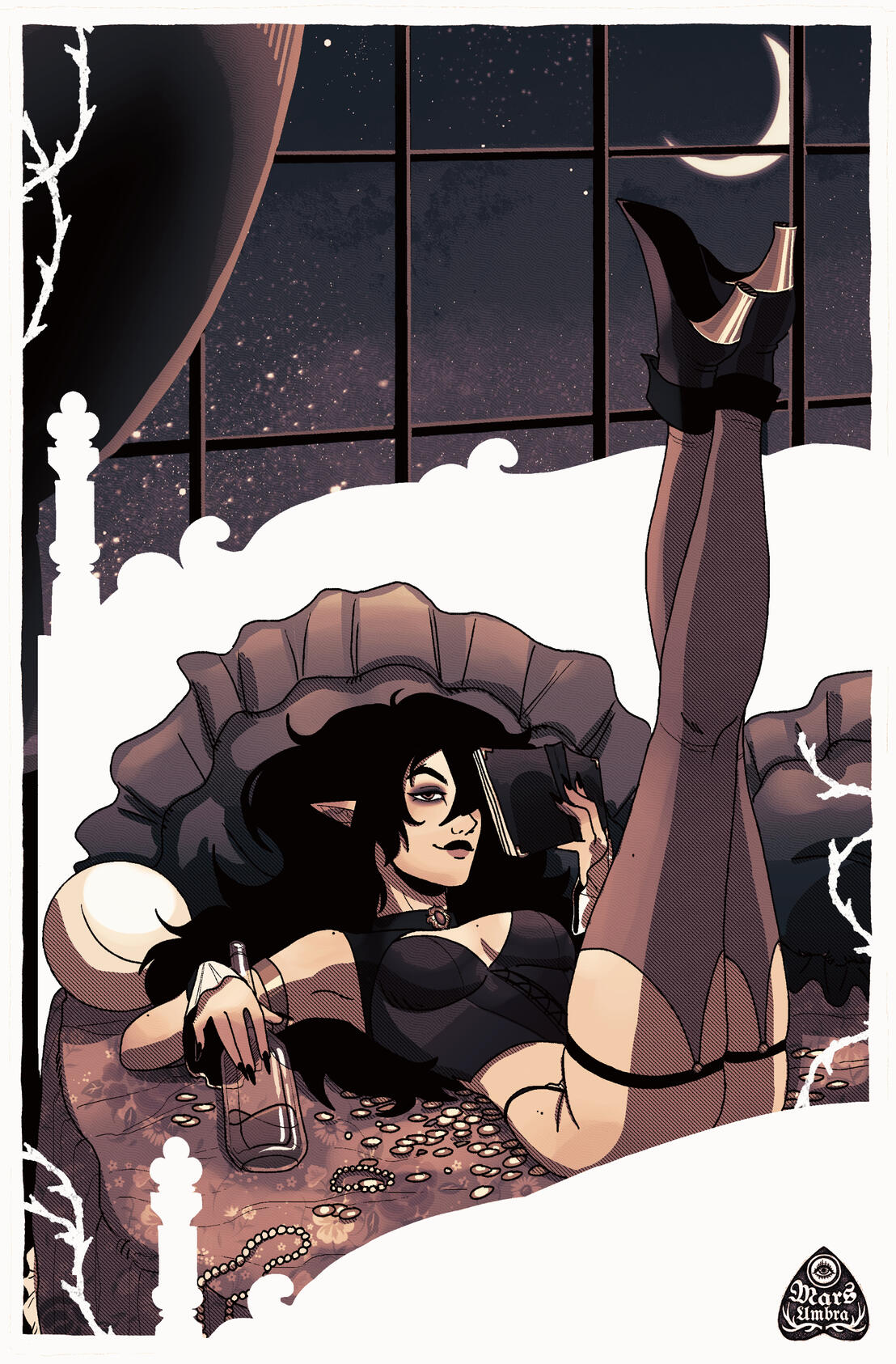 In Repose, Clip Studio Paint, 2025