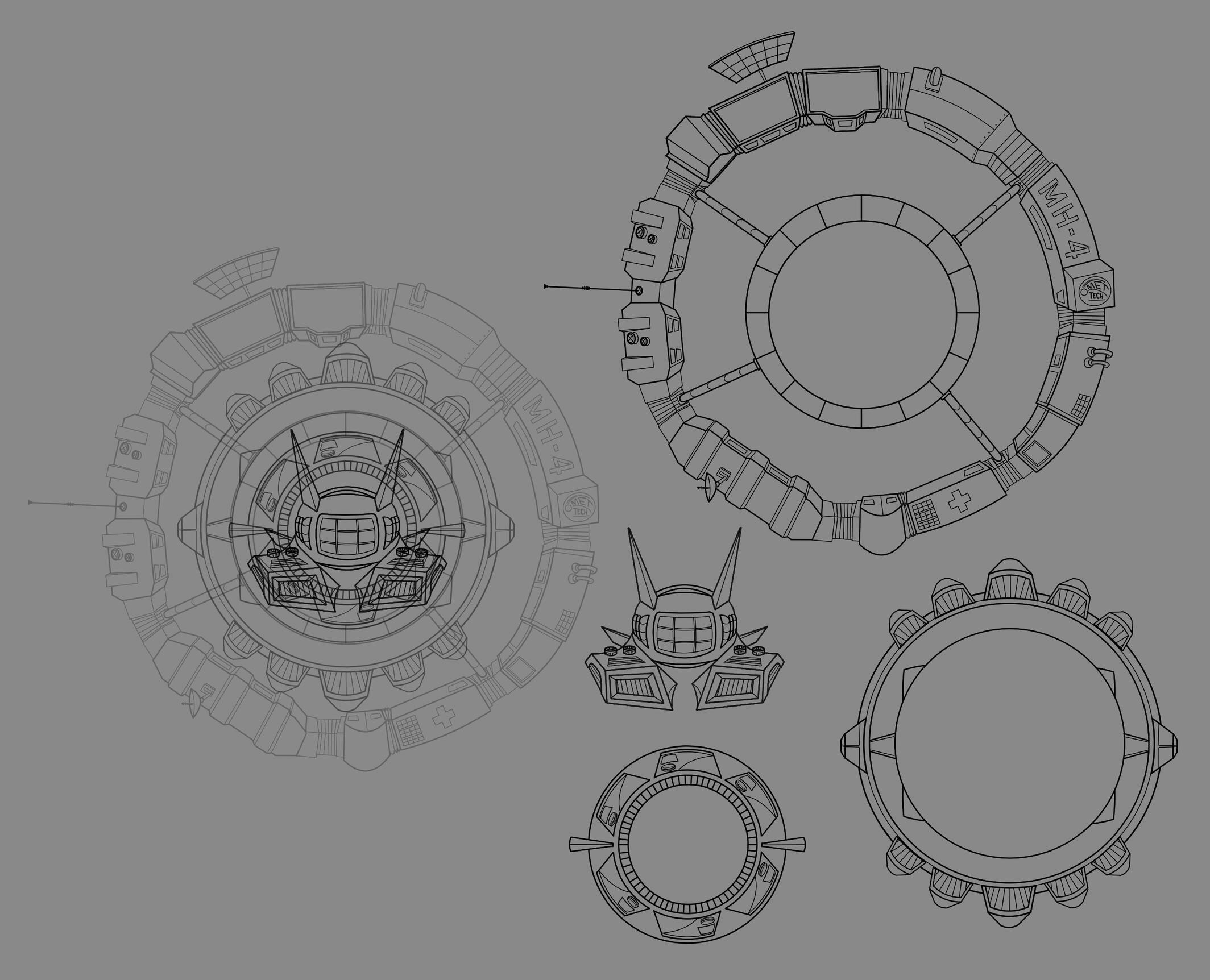 Ark Assets, Argos, Clip Studio Paint, 2024